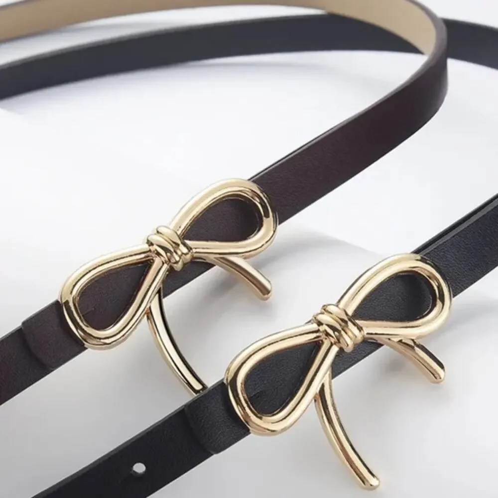 Bow Belt NEW Chocolate Brown 27